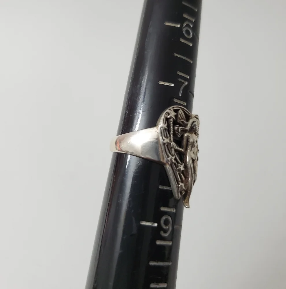 Seductive Celestial Enchantress Sterling Silver 925 Ring